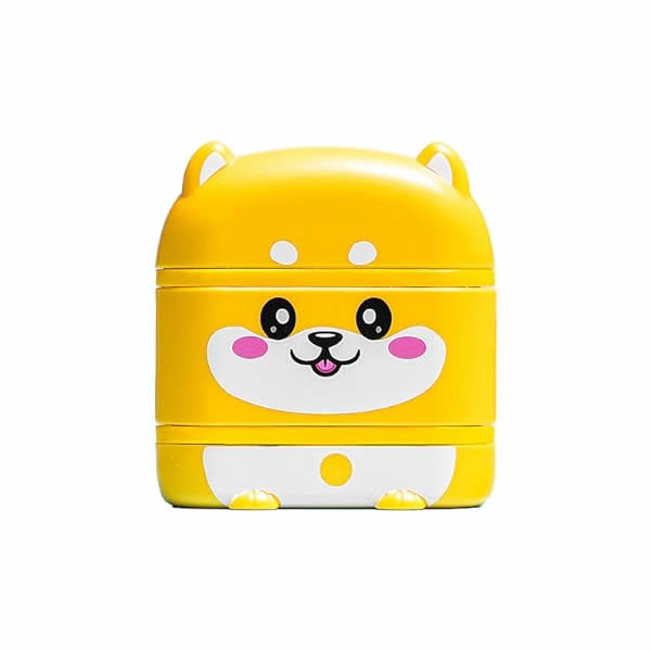 Carimbo Personalizável 2 em 1 (Tinta Branca + Preta) + Presente (120 Adesivos Personalizados) [FRETE GRÁTIS]